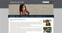 Desktop Screenshot of loveforellie.com